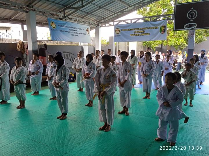 Perkemi Lampung Gelar Ujian Kenaikan tingkat di Bandar Lampung